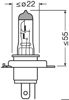 Лампа галогенная h4 12v 60/55w osram night breaker 200 (2шт) 64193NB200-HCB