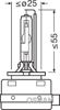 Автолампа ксенон d8s  42v 25w 4500k original xenarc 66548