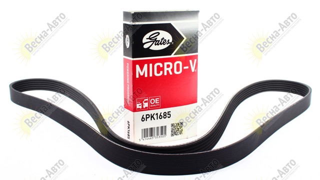 Поликлиновый ремень 6PK1685 GATES