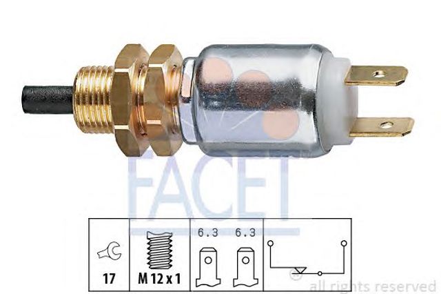 Выключатель фонаря сиэнала торможения| выключатель, привод сцепления (tempomat) 71014