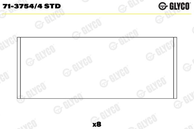 Подшипники скольжения 7137544STD GLYCO