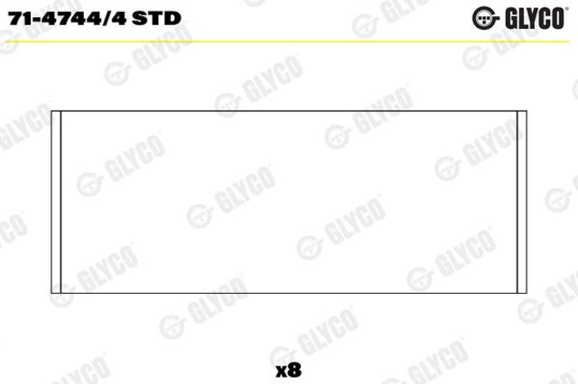 GLYCO 7147444STD Вкладыши шатунные в наличии Харьков