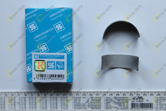 KOLBENSCHMIDT 77554600 Вкладыши коленвала шатунные, комплект, стандарт (STD) в наличии Черкассы