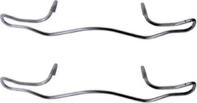 Комплект пружинок крепления дисковых колодок, передних 82032000 TEXTAR