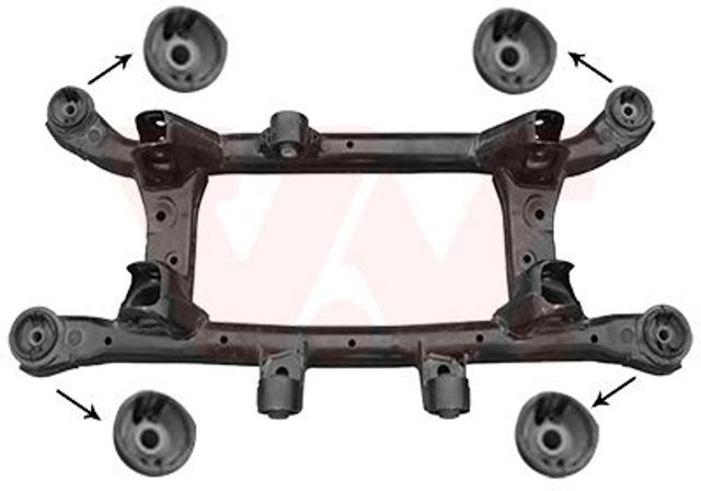 Поперечка задней подвески 8381629 VAN WEZEL