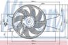 Диффузор радиатора охлаждения в сборе с мотором и крыльчаткой 85030 NISSENS