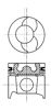 Поршень в комплекте на 1 цилиндр 2-й ремонт 8710150700 NURAL