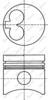 Поршень в комплекте на 1 цилиндр 2-й ремонт 8710950700 NURAL