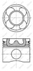 Поршень в комплекте на 1 цилиндр, 2-й ремонт (+0,50) 8712740700 NURAL
