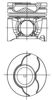 Поршня на 1 цилиндр, STD 8713530000 NURAL