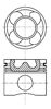 Поршня на 1 цилиндр, STD 8713750010 NURAL