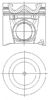 Поршень в комплекте на 1 цилиндр, STD 8742160000 NURAL