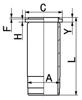 Гильза поршневая 89352110 KOLBENSCHMIDT