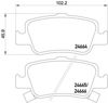 Задние колодки 8DB355013571 HELLA