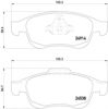 Колодки передние 8DB355014791 HELLA