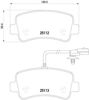 Колодки на тормоз задний дисковый 8DB355015301 HELLA