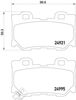 Колодки на тормоз задний дисковый 8DB355015421 HELLA