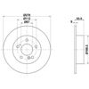 Тормозные диски 8DD355101011 HELLA