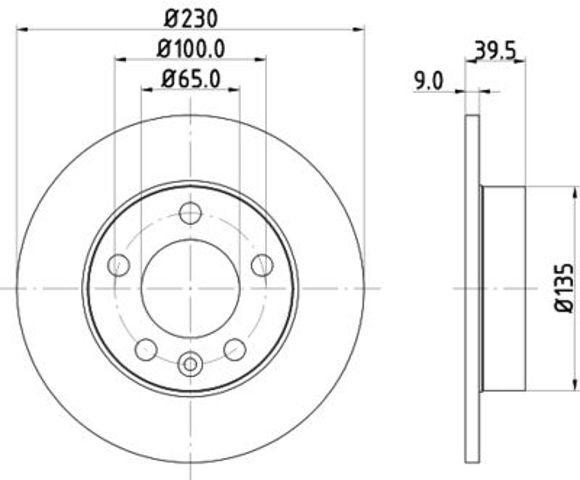 Гальмівний диск 8DD 355 105-411