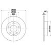 Тормозные диски 8DD355105411 HELLA