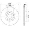 Тормоз дисковый передний 8DD355109561 HELLA