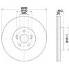 Передний тормозной диск 8DD355111651 HELLA