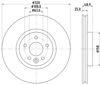 Диск тормозной передний 8DD355125151 HELLA