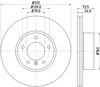 Ротор тормозной 8DD355128921 HELLA