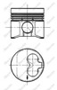 Поршень в комплекте на 1 цилиндр, 1-й ремонт (+0,25) 91429610 KOLBENSCHMIDT
