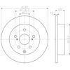 Задний дисковый тормоз 92162103 TEXTAR