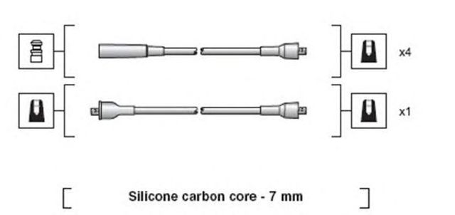 Провода высоковольтные 941318111239 MAGNETI MARELLI