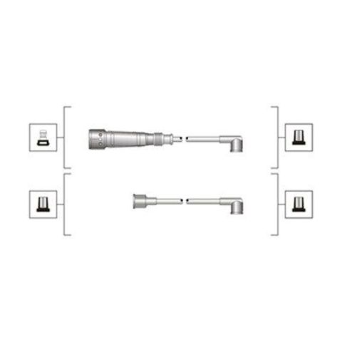 Провода высокого напряжения 941319170004 MAGNETI MARELLI