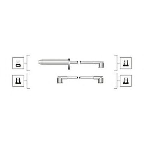 Провода высоковольтные, комплект 941319170112 MAGNETI MARELLI