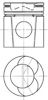 Поршень в комплекте на 1 цилиндр, STD 94511700 KOLBENSCHMIDT