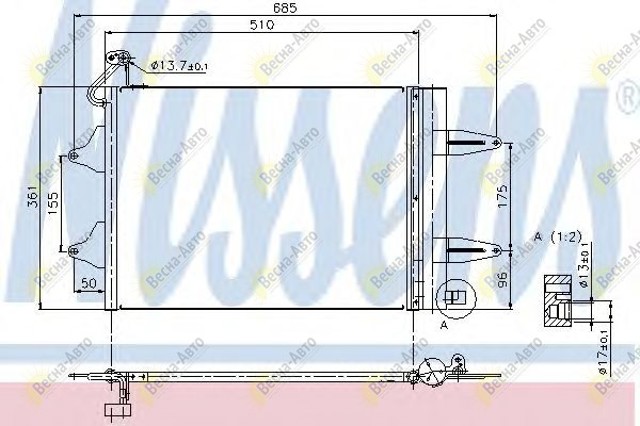 Конденсатор Volkswagen Polo 4