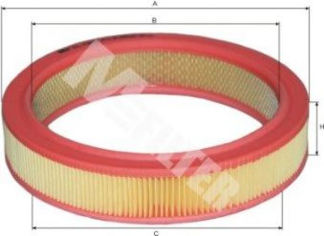 Элемент воздушного фильтра A124 MFILTER