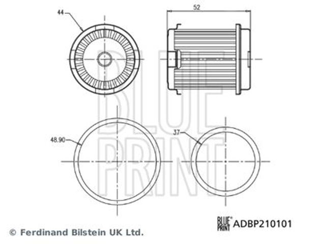 BLUE PRINT ADBP210101 Фильтр АКПП в наличии Николаев