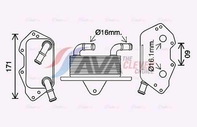 AI3404 AVA Радиатор масляный купить в Хмельницкий