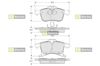 Передние тормозные колодки BDS344 STARLINE
