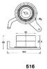 Натяжной ролик ремня ГРМ BE516 JAPANPARTS