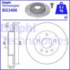 Тормозной диск BG3406 DELPHI