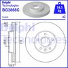 Диск тормозной передний BG3868C DELPHI