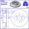 Диск тормозной передний BG4032 DELPHI