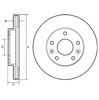 Передний тормозной диск BG4455 DELPHI