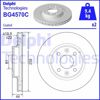 Диск тормозной передний BG4570C DELPHI