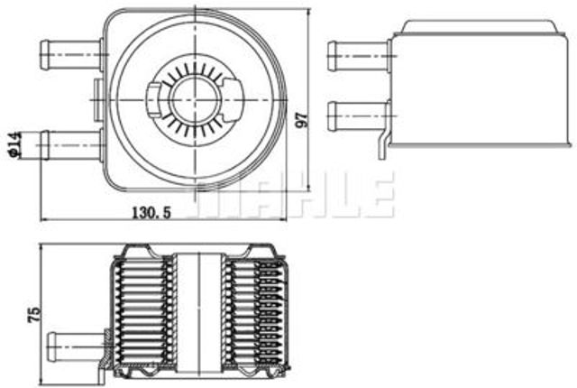Радиатор масляный CLC 176 000S