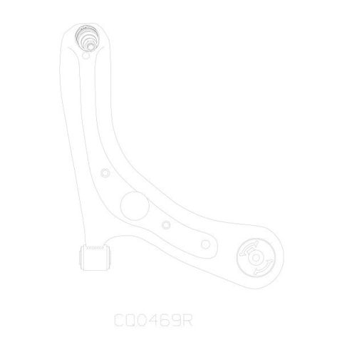 Нижний правый рычаг передней подвески CQ0469R CTR