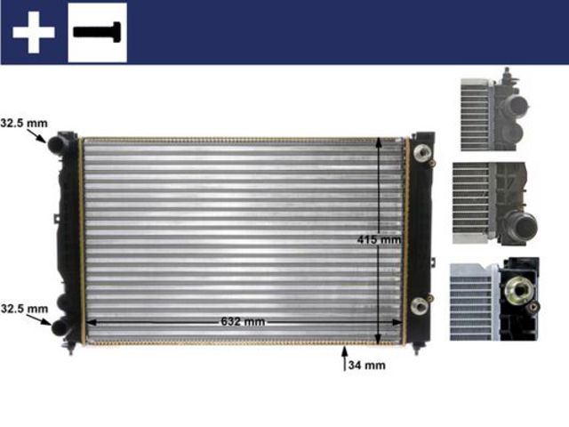 CR132000S Радиатор охлаждения двигателя купить Черновцы