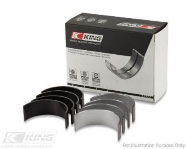 Вкладыши коленвала шатунные комплект 1-й ремонт CR4357BX025 KING