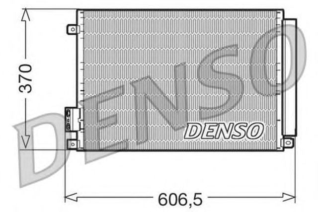 Радиатор кондиционера (конденсор) DCN09045